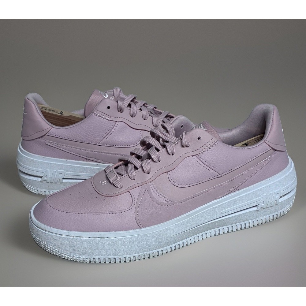 Nike Air Force 1 Low PLT.AF.ORM Womens 11.5 Pink Leather Sneakers DJ9946-602